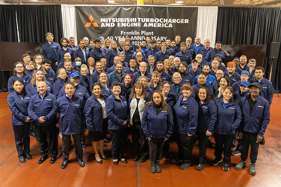 ／
#三菱重工ニュース📰
📢 三菱重工エンジン＆ターボチャージャ株式会社(MHIET)子会社の米国フランクリン工場が開設10周年
🚙自動車用ターボチャージャを累計650万台生産
＼
✨10周年記念式典を11月7日に開催、フランクリン市長が祝辞