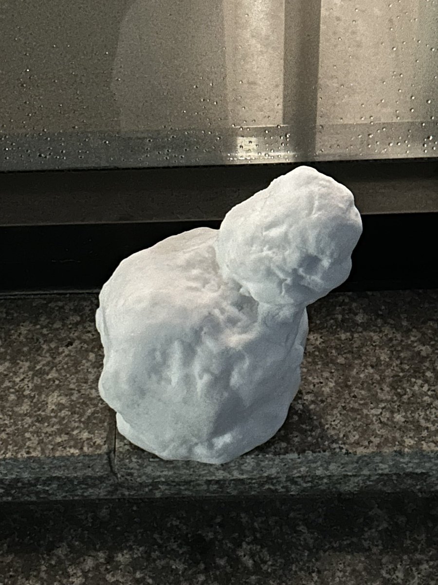 퇴근길에 본 ⛄️