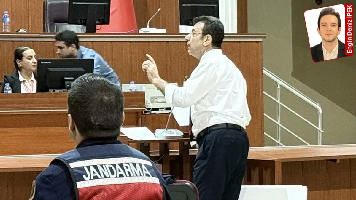 #SonDakika | Ekrem İmamoğlu, diploma davasında konuşuyor:

“Bugün buraya suçlamaya geldim. Bu adaletsizliğe imza atan kişilerin bu salonlarda, adil yargı altında çatır çatır hesap vereceğinin altını çiziyorum."

"19 yaşındaki Ekrem’i yargılamaya kalkan bu suçlamaları kabul