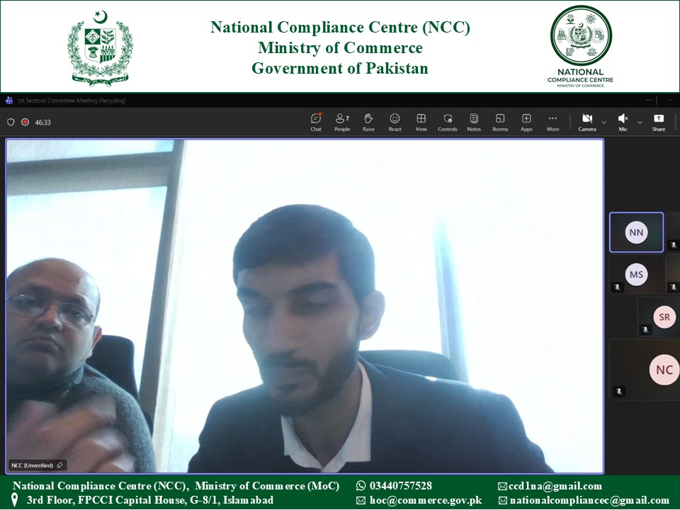 compliance1122's tweet photo. NCC team, led by Dr. Nabeel Amin (HOC/PD – NCC), along with Mr. Sajid Hussain (Thematic Expert – S&amp; C), Mr. Usman Zafar (Thematic Expert – ISC), Dr. Shahbaz Ali Khan (Thematic Expert – En), Mr. Hamza Irshad (Thematic Expert Jnr. – S&amp;C), Mr. Aman Akram (Thematic Expert Jnr. – OSH) https://t.co/1cWd0EL5xn
