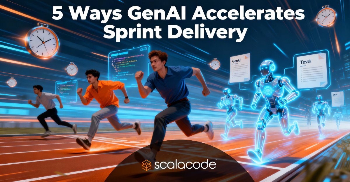 scala_code's tweet image. GenAI is speeding up sprints 

1️⃣ Clear requirements
2️⃣ Faster coding
3️⃣ Smarter code reviews
4️⃣ Quick test generation
5️⃣ Auto documentation

Ship faster with GenAI.

#GenAI #DevOps #AIinTech #scalacode