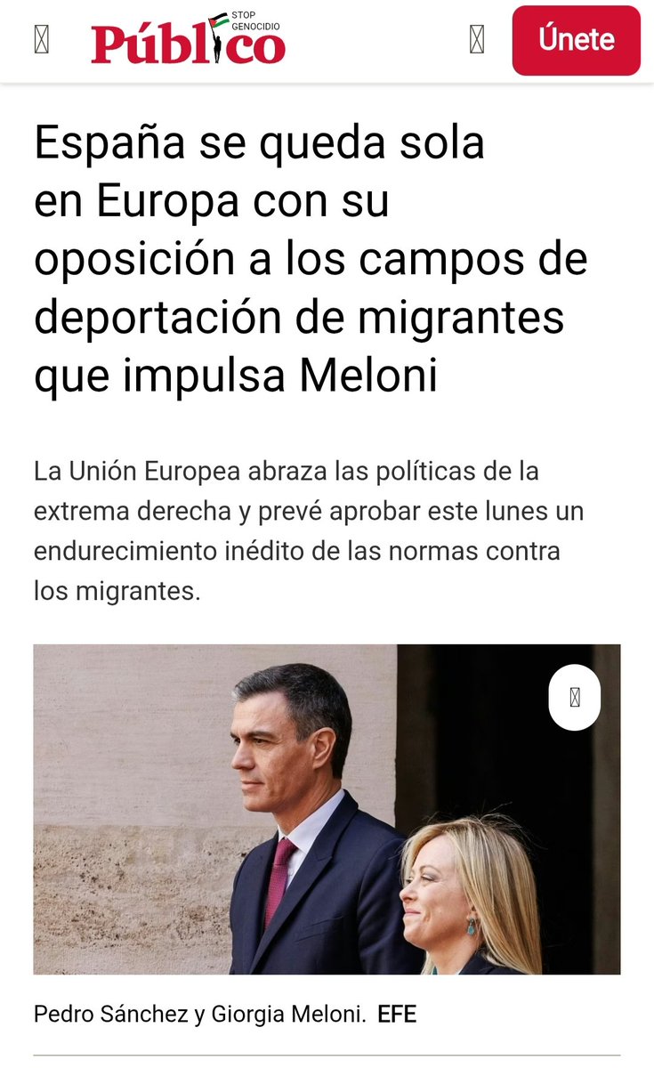 Si ho aprova la UE, què farà Sánchez? Seguirà treballant a favor de la immigració desfermada i en contra d'Espanya i de la UE?