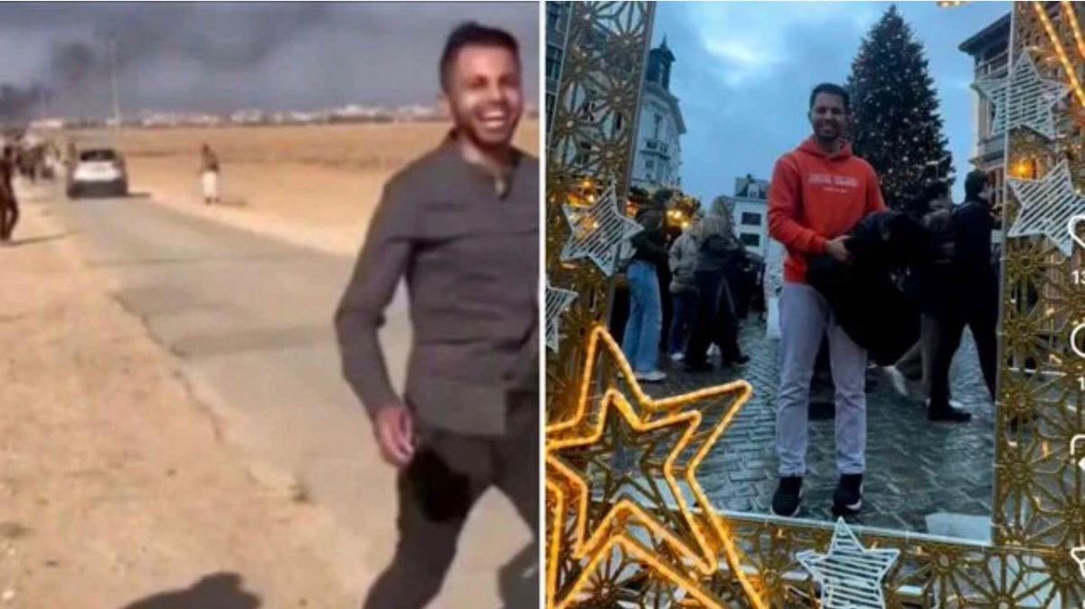 HenMazzig's tweet image. Mohannad Al Khatib, a Hamas terrorist who took part in the October 7 massacre is reportedly living freely in Belgium 🇧🇪 , able to move across Europe without restriction.

He went from celebrating mass murder to celebrating Christmas in Europe.
This is beyond comprehension.