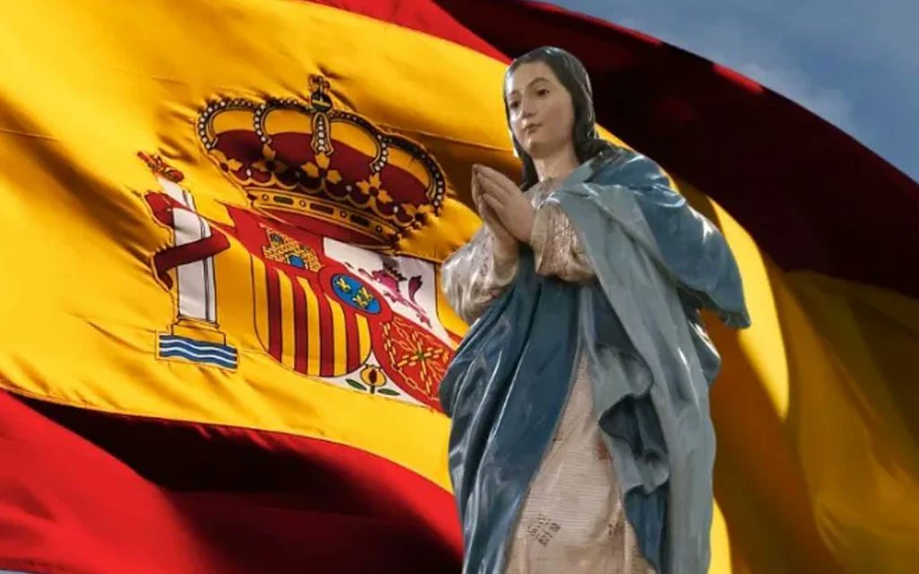 🇪🇸 Hoy, los españoles de bien, honramos a nuestra Patrona, la Inmaculada Concepción. Que su ejemplo nos inspire a vivir con fe, unidad y esperanza.
¡Viva la Inmaculada! ¡Viva España! 🇪🇸✨