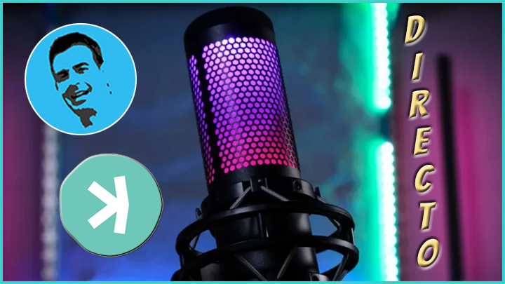 🎙️ Hoy, lunes a las 20 horas GMT+1 España. DIRECTO. 😎👍