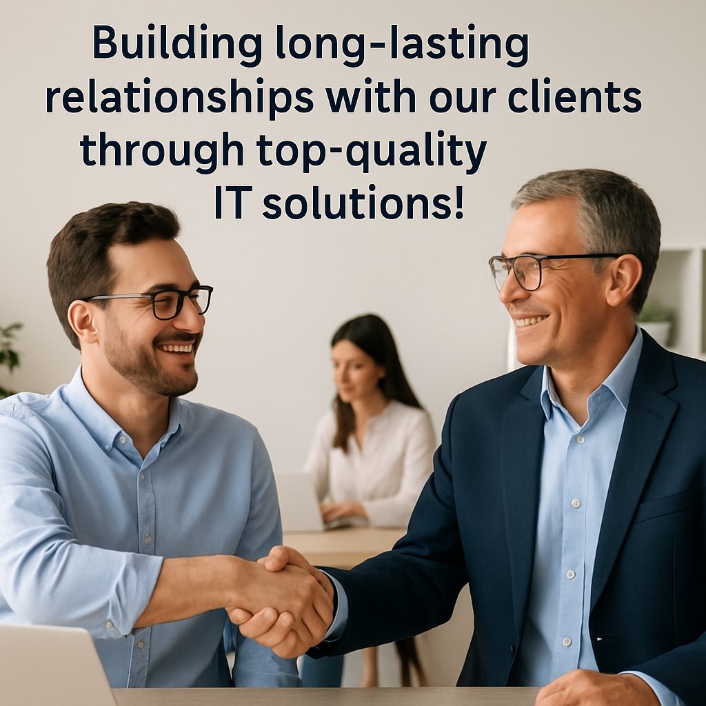 ProgresiveRobot's tweet image. Building long-lasting relationships with our clients through top-quality IT solutions! #SatisfiedCustomers #ClientTestimonials