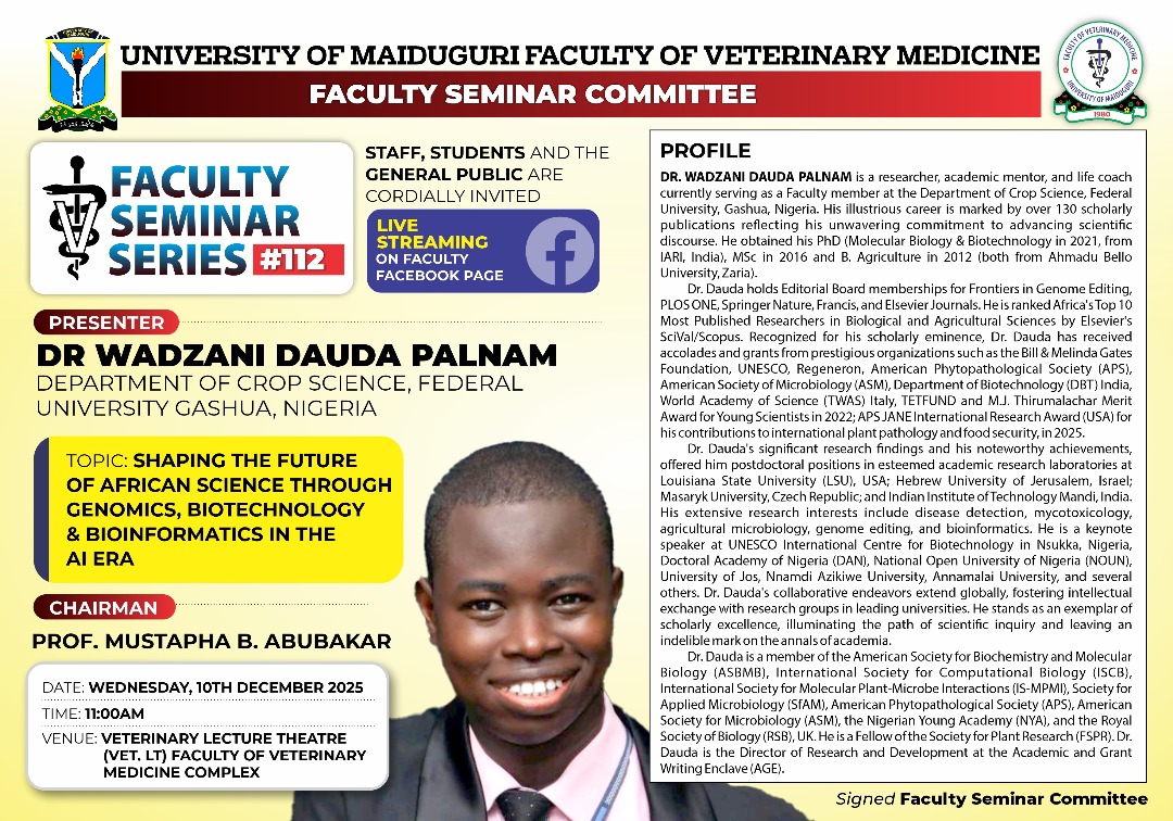 Faculty of Veterinary Medicine, UNIMAID (@fvmunimaid) on Twitter photo 