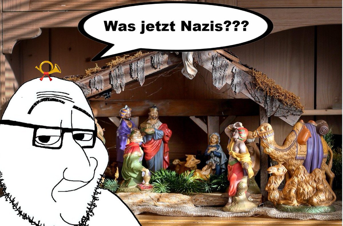 Ist das der neue NPC Trendsport? 

Zu behaupten die "Weihnachtsgeschichte" wäre eine "Flüchtlingsstory"?
-->
Maria und Josef kehrten zur Volkszählung zurück in ihre Heimatstadt. Auf Befehl ihres Kaisers.

Damit hat die Weihnachtsgeschichte lustigerweise mehr mit Remigration zu