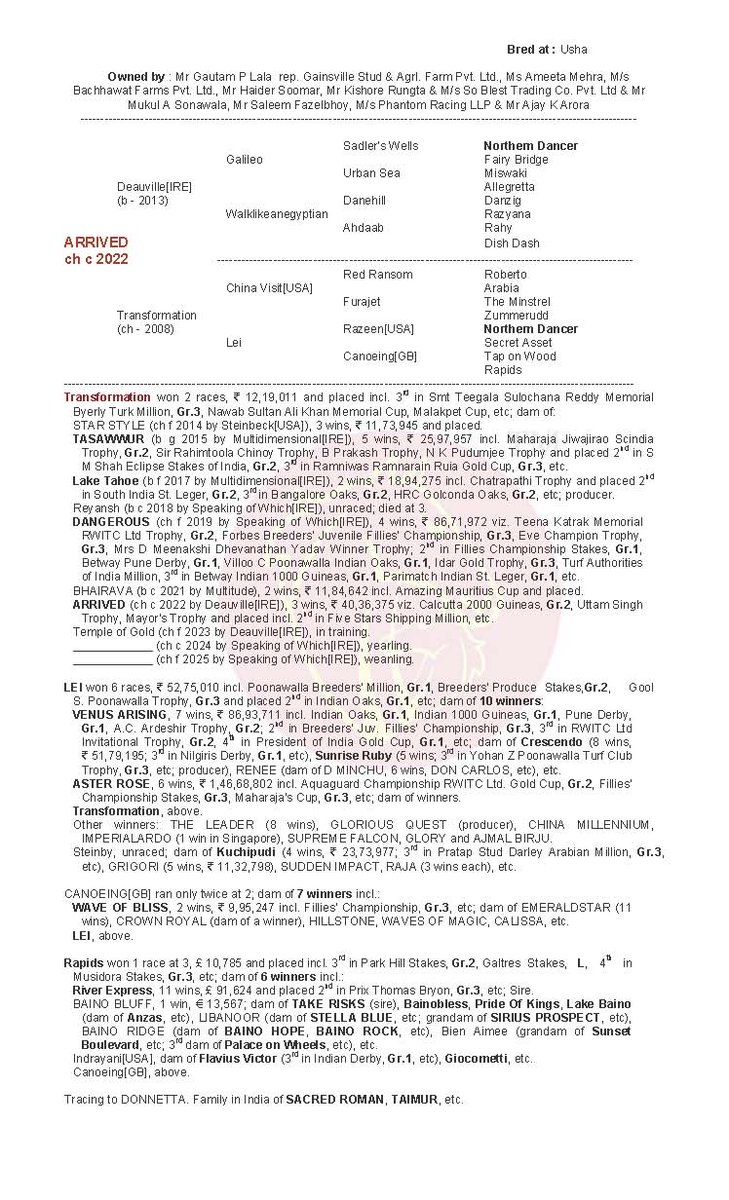 Indian Stud Book tweet media