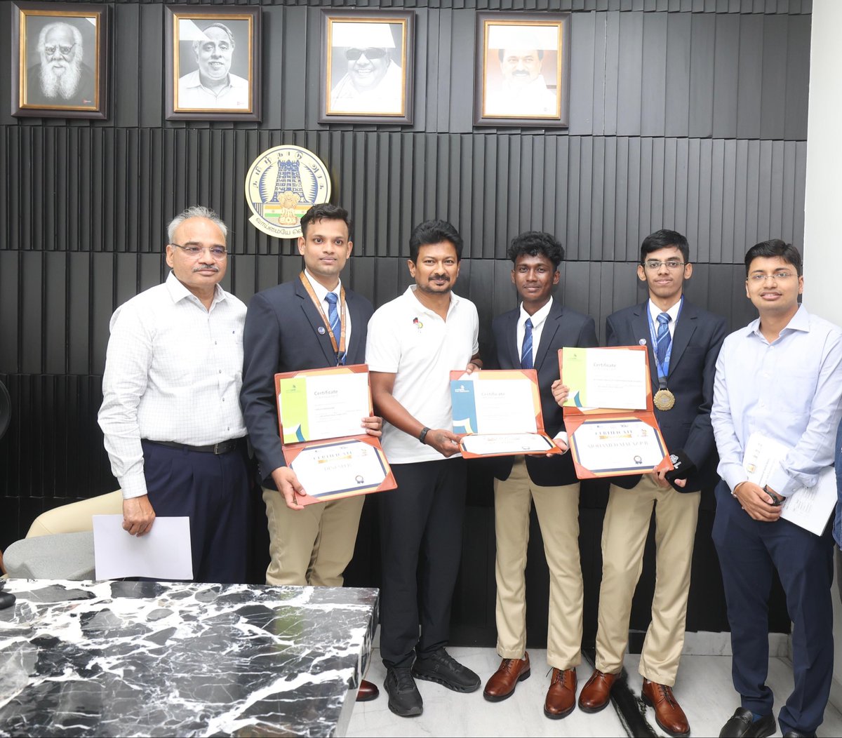 Very glad to appreciate the three young talents from our state, identified through the Naan Mudhalvan - TNSkills Competition initiative of our Honourable Chief Minister <a href="/mkstalin/">M.K.Stalin - தமிழ்நாட்டை தலைகுனிய விடமாட்டேன்</a>, for shining at the WorldSkills Asia Taipei 2025.

Hearty congratulations to Dinesh Ramasamy of