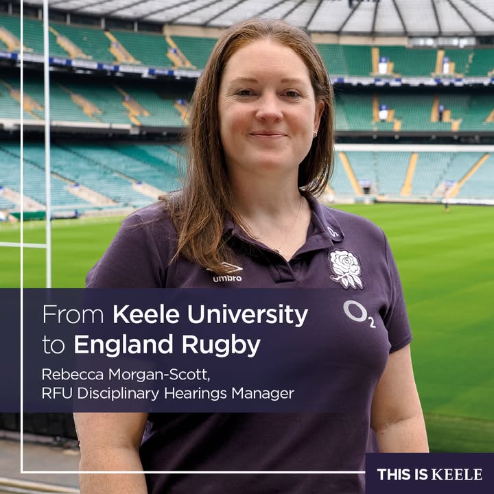 KeeleUniversity's tweet image. From Keele University to England Rugby, Keele is where it starts. 

Read Rebecca’s story ➡️ bit.ly/4pSA0pN