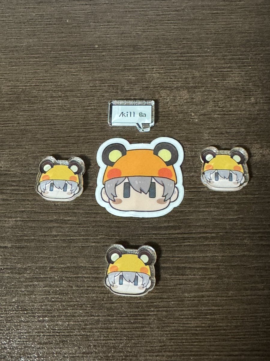 ローカル企画でないからグッズも出ないかと思いきや出た サンプルで