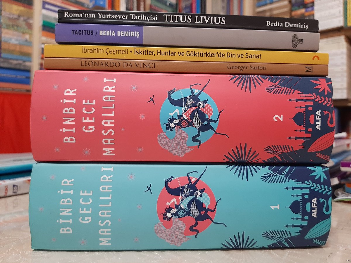 Bugün kitaplığıma katılanlar.