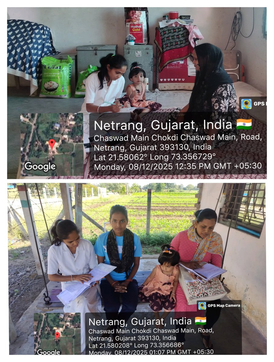 thonetrang77417's tweet image. 🇮🇳🏥
#ANCVISIT 
#HEALTHTEAM 
#PHCCHASVAD 
#AAMCHASVAD 
#HOMEVISIT 
#HEALTH #CARE 

"આજરોજ #નેત્રંગતાલુકાના #પ્રાઆકેચાસવડ ના #આયુષ્યમાનઆરોગ્યમઁદિર #ચાસવડ ની #આરોગ્યટીમ દ્વારા #જોખમીસગર્ભામાતાની #ગૃહમુલાકાત કરી યોગ્ય #આરોગ્યશિક્ષણ આપેલ હતું.."

@MoHFW_INDIA @Bharuch_Health 
#health