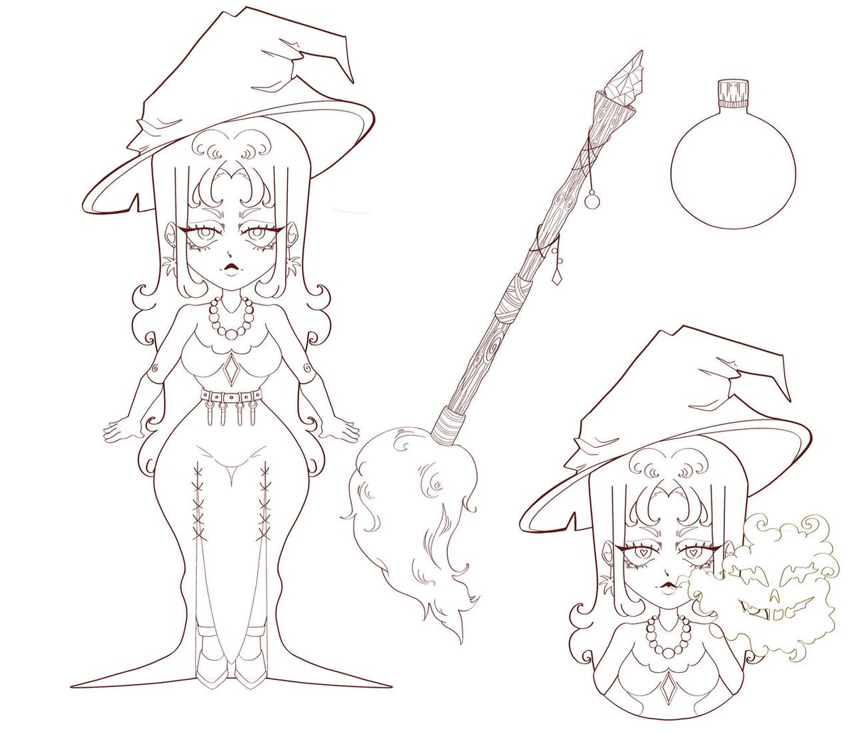 LinMayua's tweet image. tattoos line ready and we can start painting