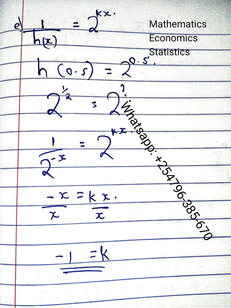 NicholusOmondi7's tweet image. Mathematics, Economics &amp;amp; Statistics Online Tuition + Assignment Assistance.

WhatsApp: +254796-385-670
Email: tutornicholus62@gmail.com

#OnlineTuition #MathsTutor #EconomicsTutor #StatisticsHelp #AssignmentAssistance #IGCSE #ALevel #UniversitySupport