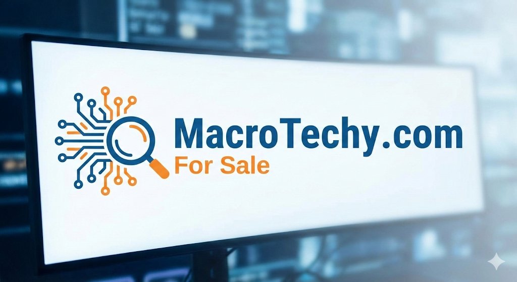 NamesThatWin's tweet image. The domain name MacroTechy.com is for sale! 
Visit the domain or contact me to make a purchase.
#Macro #MacroTech #IT #ICT #Cyber #CyberSecurity #Tech #TechNews #ITsolutions #DigitalMarketing 
#domainNameForSale #NamesThatWin