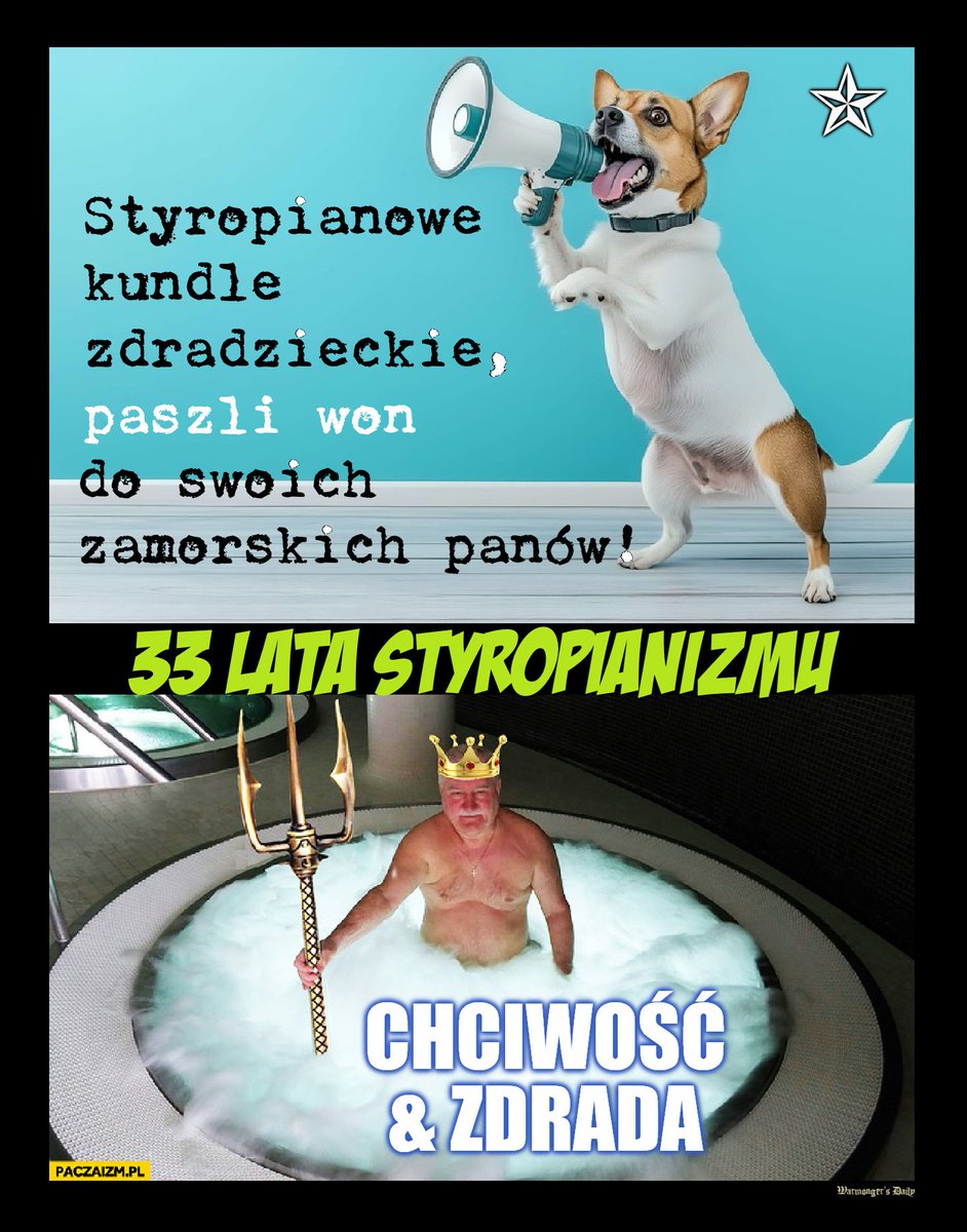 KolinskiRobert's tweet photo. #international #AtoPolskaWłaśnie... #jelity #libki #POPiS #jurgielt #kundle #NATO #klęska #tusk; #33lataStyropianizmu; 🤡🤠🥳

- Czy tobie czasem @StZaryn sufit na łeb się nie spadł? ;] #tePytania; #SłynneCytaty, #SłynneProroctwa; #PrawdaWasWyzwoli; 👽😈👻⚡️

#MakeArtNotWar; 🖤🚩 https://t.co/D15chiK6tv