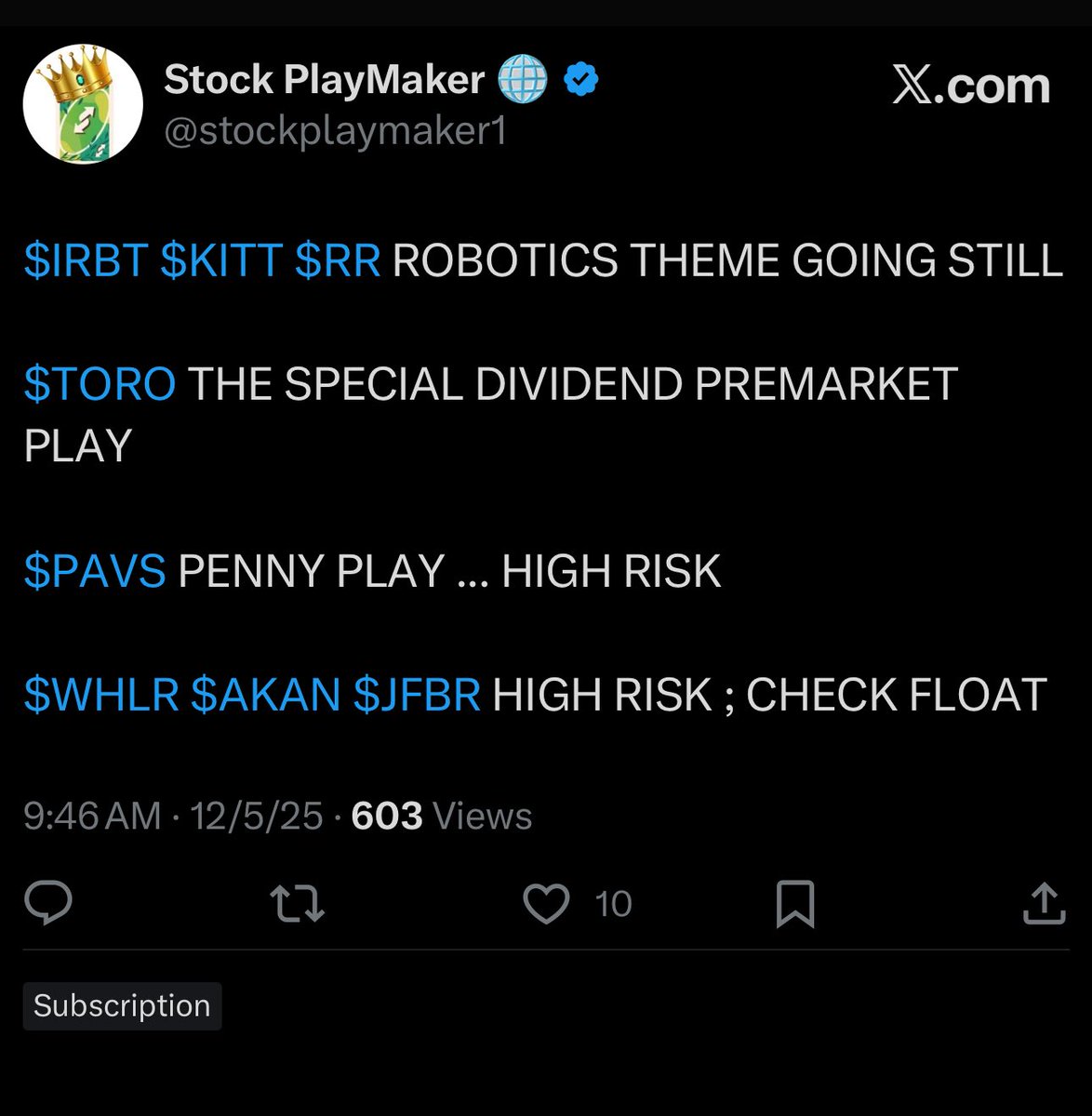 stockplaymaker1's tweet image. $PAVS RAN 150% .. Unexpected run with lots of talk about RS 

Congrats .03 buyers