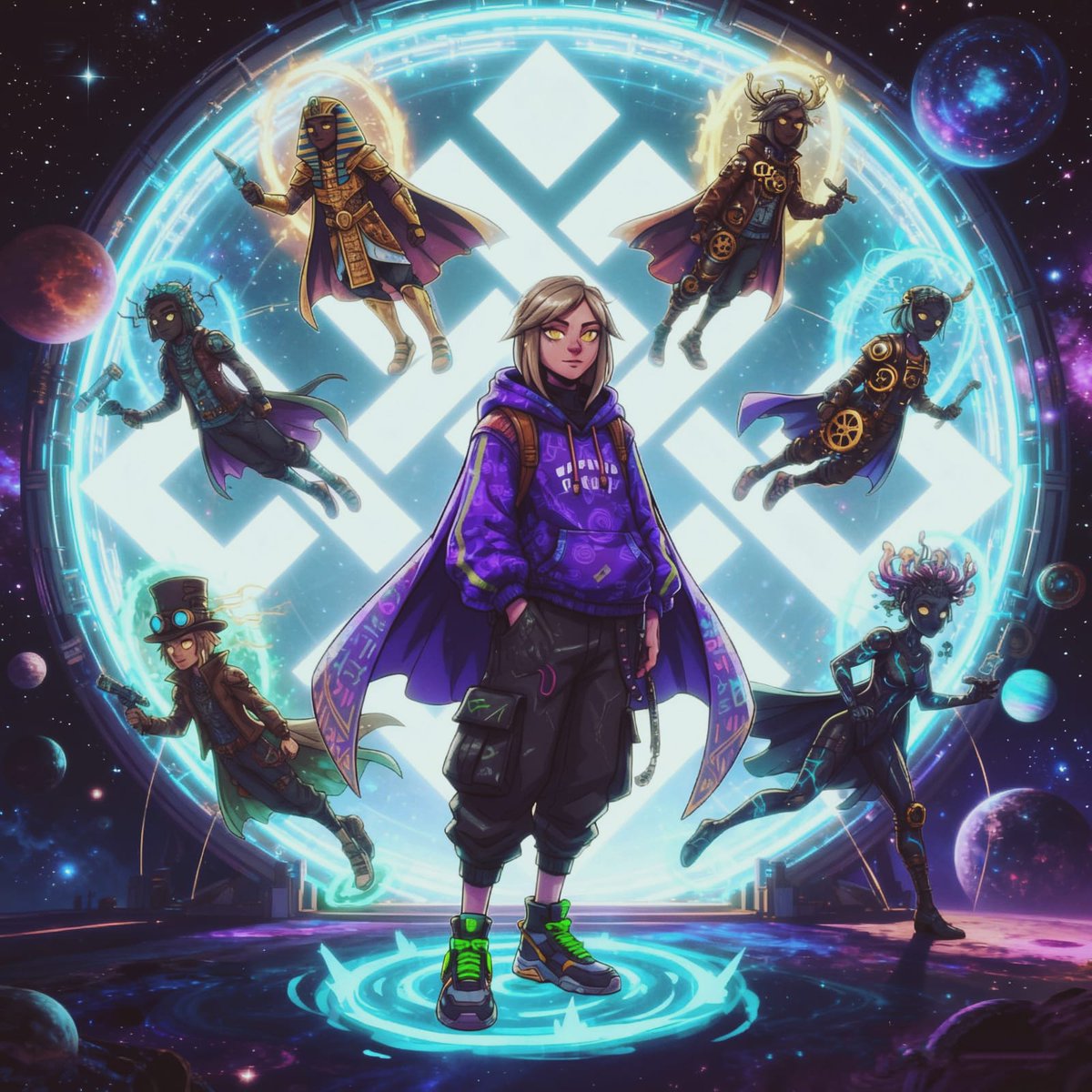 DIKUY45's tweet photo. "Siggy Across the Multiverse" by @ritualnet
This is what I mean by "My Siggy Ritual"
It's time to go wild with Siggy's drips across different timelines.
SiggyAcrossTheMultiverse #Ritual #Web3Quest #CommunityArt @ritualfnd https://t.co/aodrlwtSae