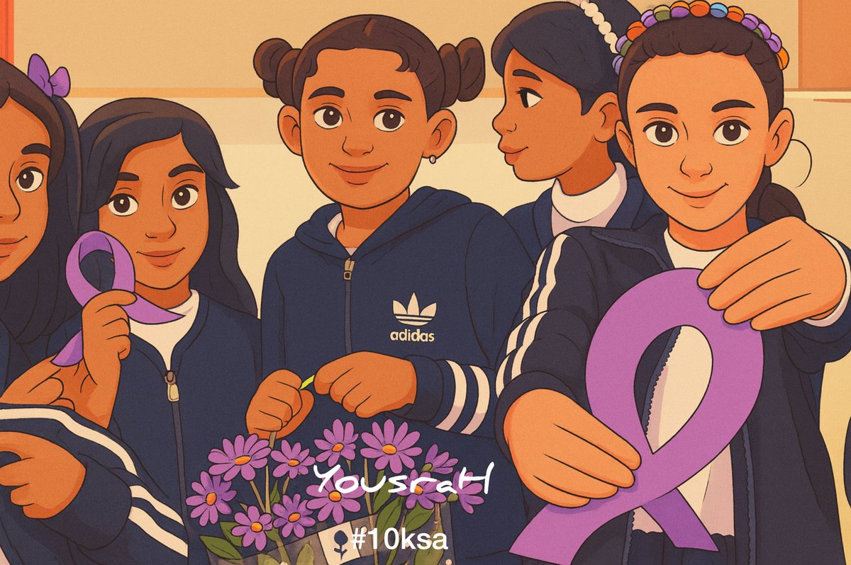 YousraAlhashim's tweet photo. #10ksa
@10KSA2025 
#رسم_بالذكاء_الاصطناعي
#AI
#AI_Art 💜 https://t.co/u2Rrw0cEyD
