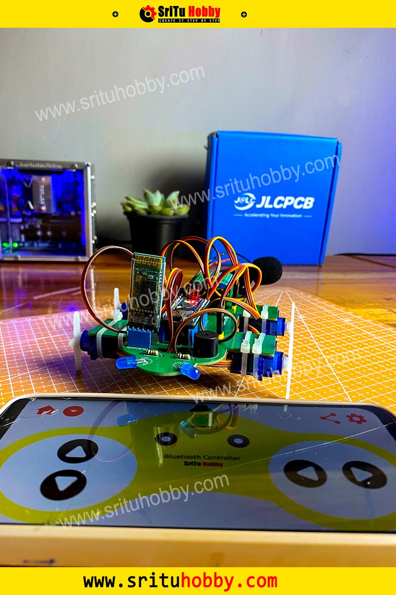 sritu_hobby's tweet image. Bluetooth Controlled Cute Robot
#arduino #arduinoprojects #Robotic #arduinofun #arduinoprogramming #diyprojects #robot #arduinotutorial #Bluetooth #bluetooth_control #srituhobby #sritu_hobby #SriTu_Hobby_App #SriTu_Hobby_Shop