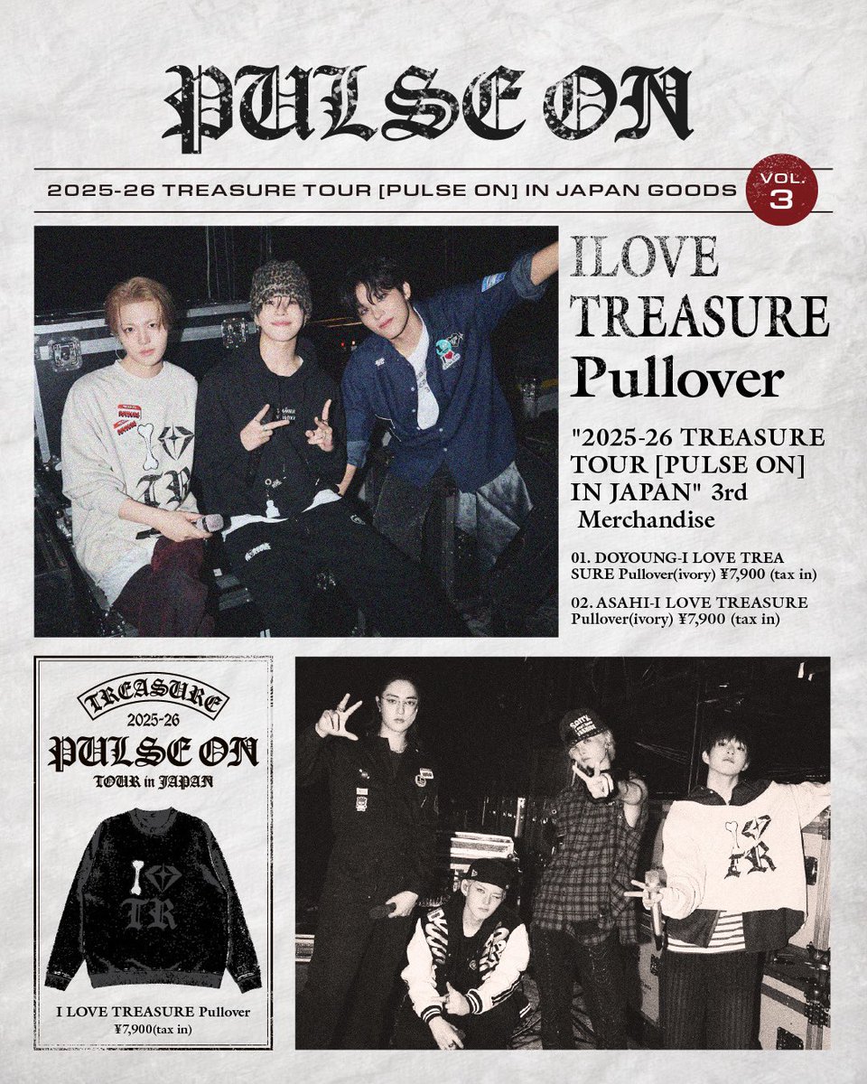 💎] #TREASURE_INFO 2025-26 TREASURE TOUR [PULSE ON] IN JAPAN ˗ˋˏ第