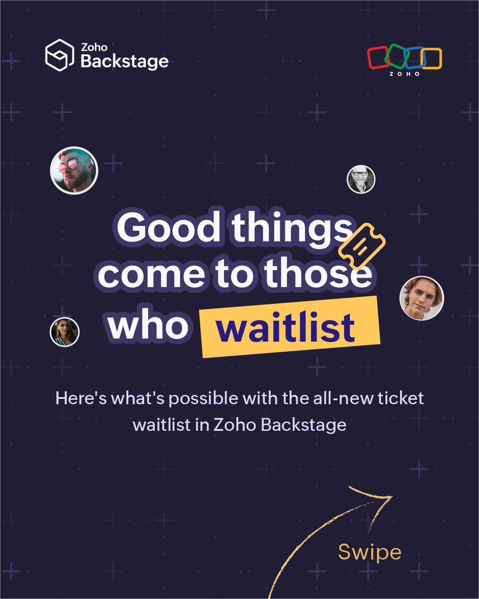 ZohoBackstage's tweet image. Selling out doesn’t have to mean shutting down. 🎟️

Keep the demand alive, capture every interested attendee, and turn “sold out” into your biggest success story yet. Swipe to discover the power of ticket waitlists! 👇

🔗 Learn more: zurl.co/vxGmZ