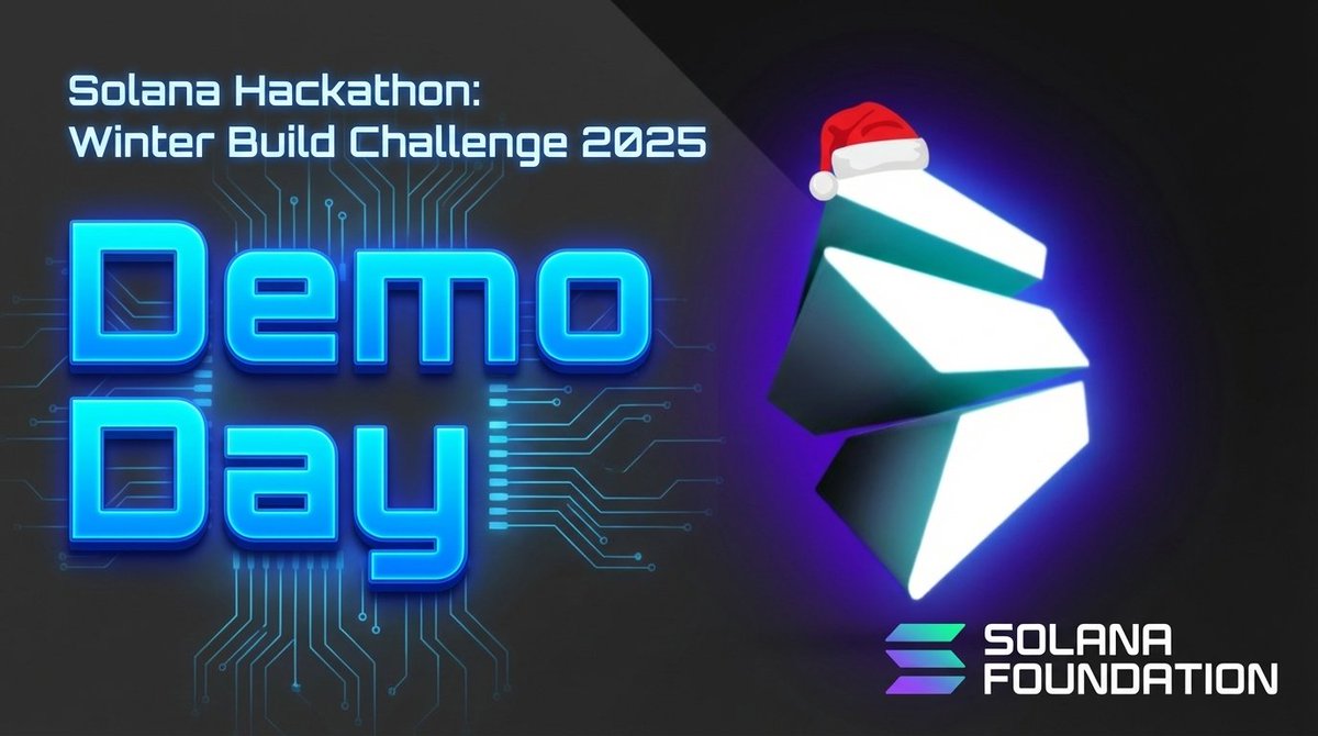 ORQISArchetype's tweet photo. Winter Build Challenge 2025 Demo Day!
Grateful for the opportunity @encodeclub! https://t.co/tgJogoTW6h