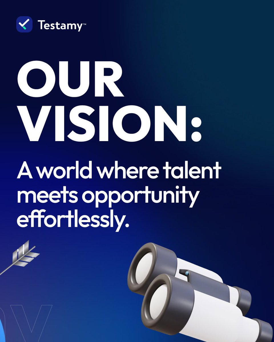 testamyai's tweet photo. Another week to remind you that this is what drives us. Connecting real opportunities to real talents, and helping organizations hire with confidence. This is TestamyAI and we want you to be a part of us

#Testamy #AIHiring #HRTech #techjobs #finacejobs #healthcarejobs #testamyAI https://t.co/0xr99Mkfar
