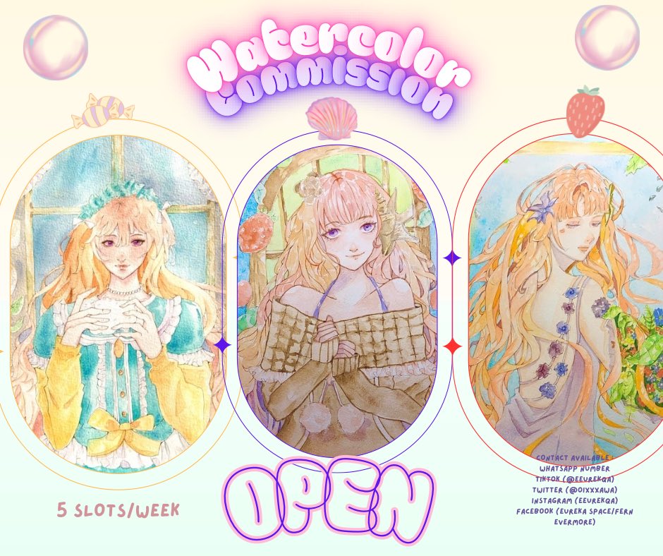 eureka / watercolorist 🐻 tweet media