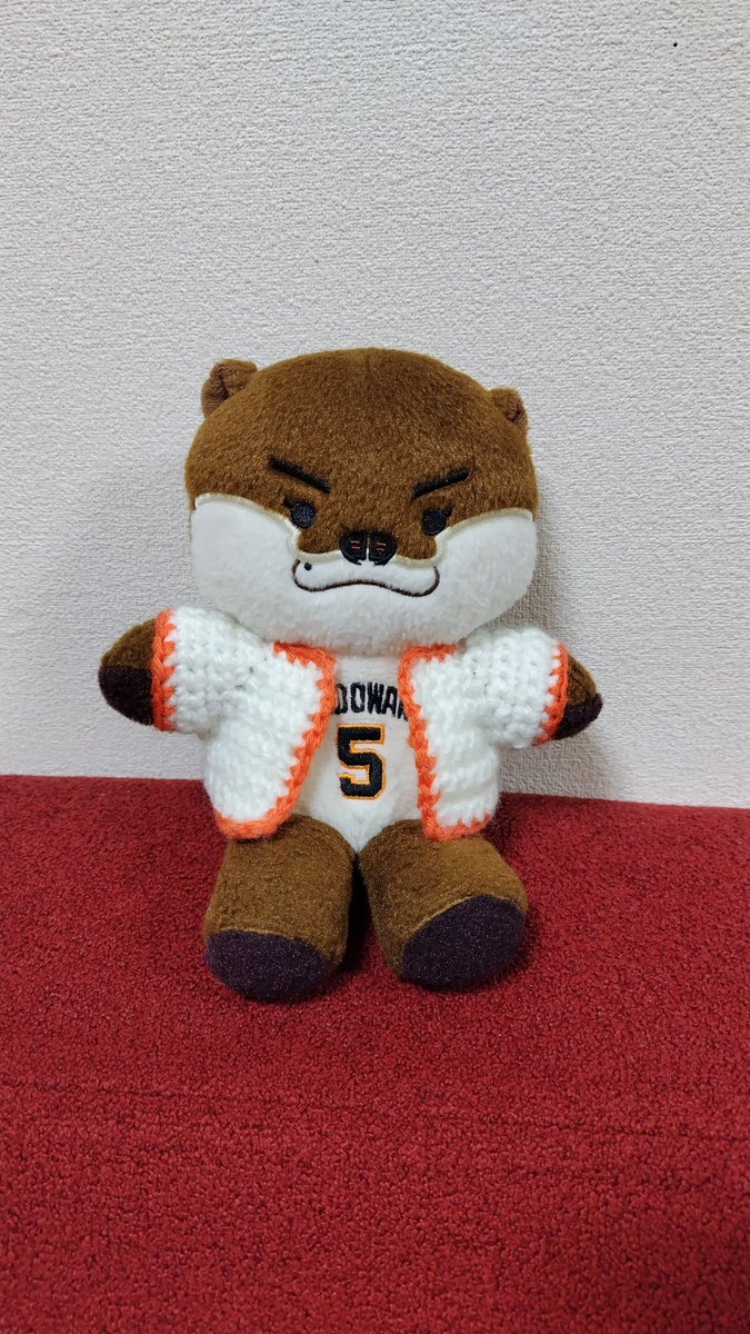 マコツにカーデガン編んだ⚾️

#マコツメカワウソ
#手編み
#かぎ針編み
#ジャイアンツ
#門脇誠