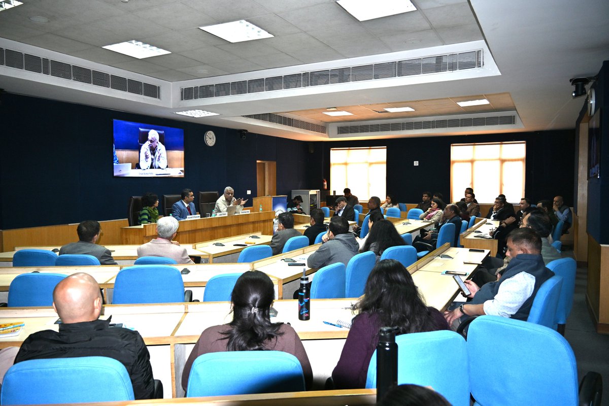 IDSAIndia's tweet photo. Dr @UKSinha_idsa spoke on his book “Trial by Water: Indus Basin and India-Pakistan Relations” Penguin Random House India at the Monday Morning Meeting. The discussion was moderated by Dr @ACPSHUKLA with Dr @smrutispattnaik discussant @IDSAIndia scholars shared their insights. https://t.co/FAJ1O3GNZN