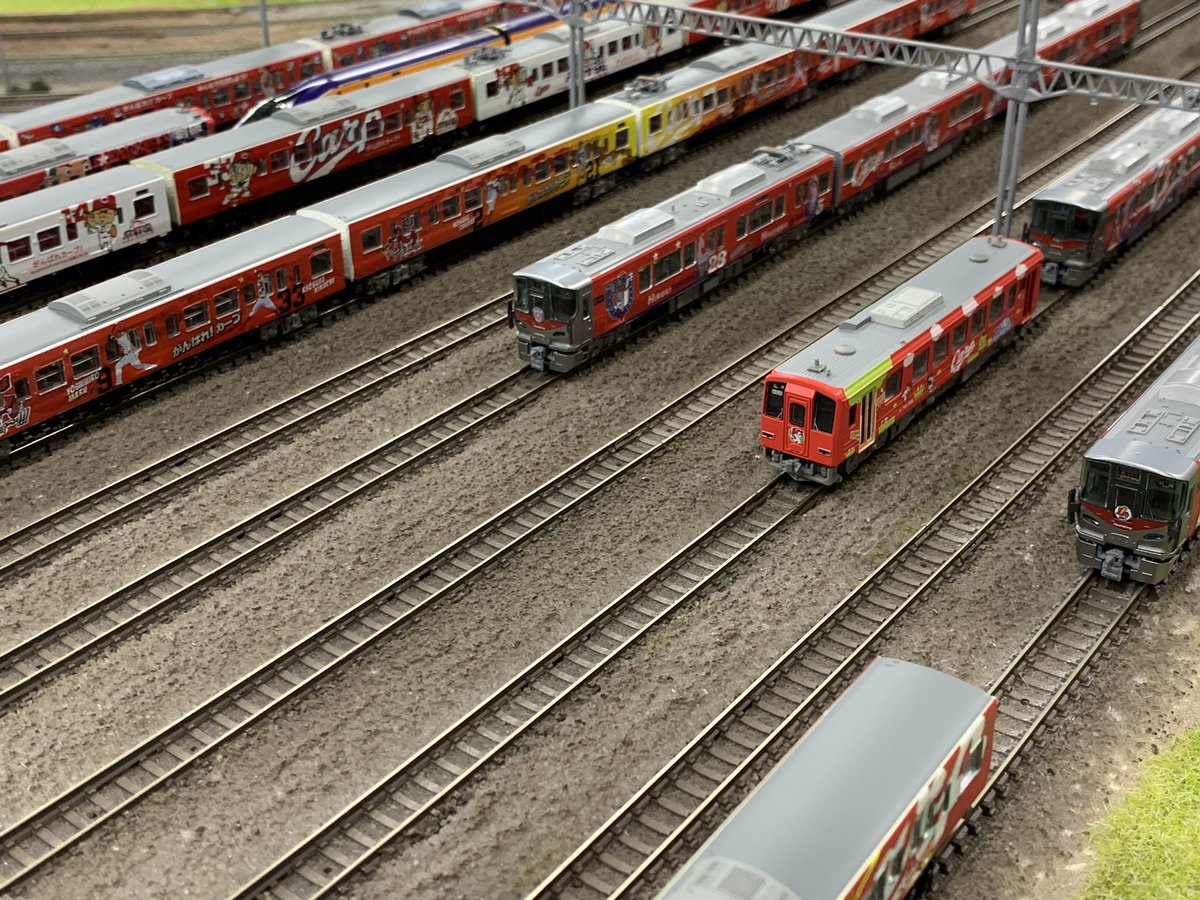 【大阪】本日ご来店のお客様①

広島地区の115系227系です！！！

#Re_Color #リカラー #鉄道模型 #Nゲージ #レイアウト #ジオラマ #miniture #miniature #diorama #大阪リカラー #レンタルレイアウト