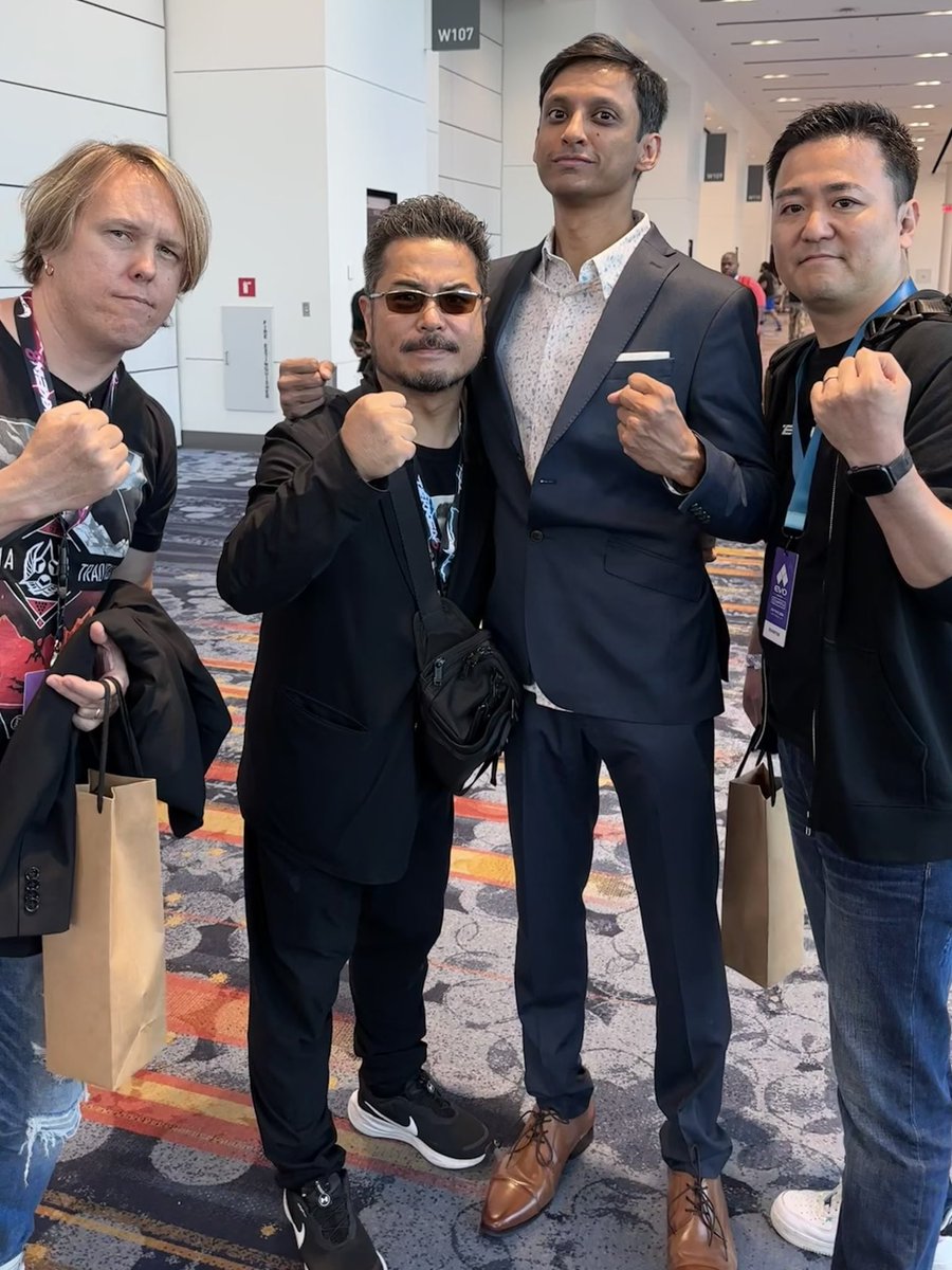 I met him more than most Tekken fans, but always kept a distance because I wanted to preserve his presence as a legendary dev in my mind.

He will be Sorely missed from TEKKEN.

The fanboy in me hopes he ends up at Sega or something for VF one day!

A true, living, L E G E N D