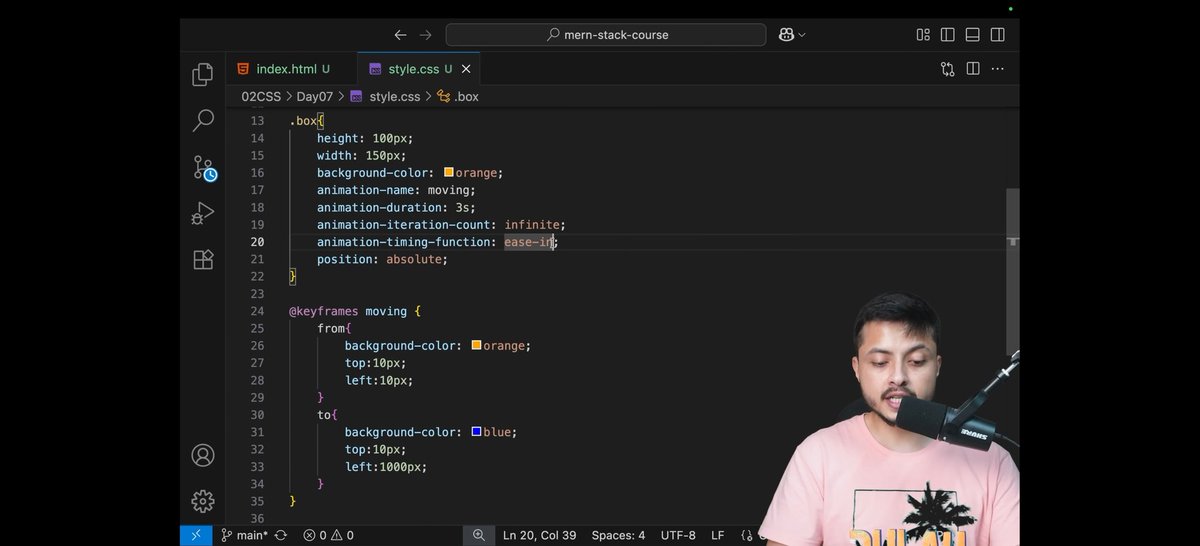 Shivam_thisside's tweet image. #CoderArmy 
Day-07 of CSS journey :
#key_highlights 👇
✅ Learnt various use cases of Keyframes.
✅ Got familiar with various Animation properties.
✅ Practiced Overflow Handling &amp;amp; cubic-bezier property ✨
PS : ) The cubic-bezier property is too much fun to use 😬