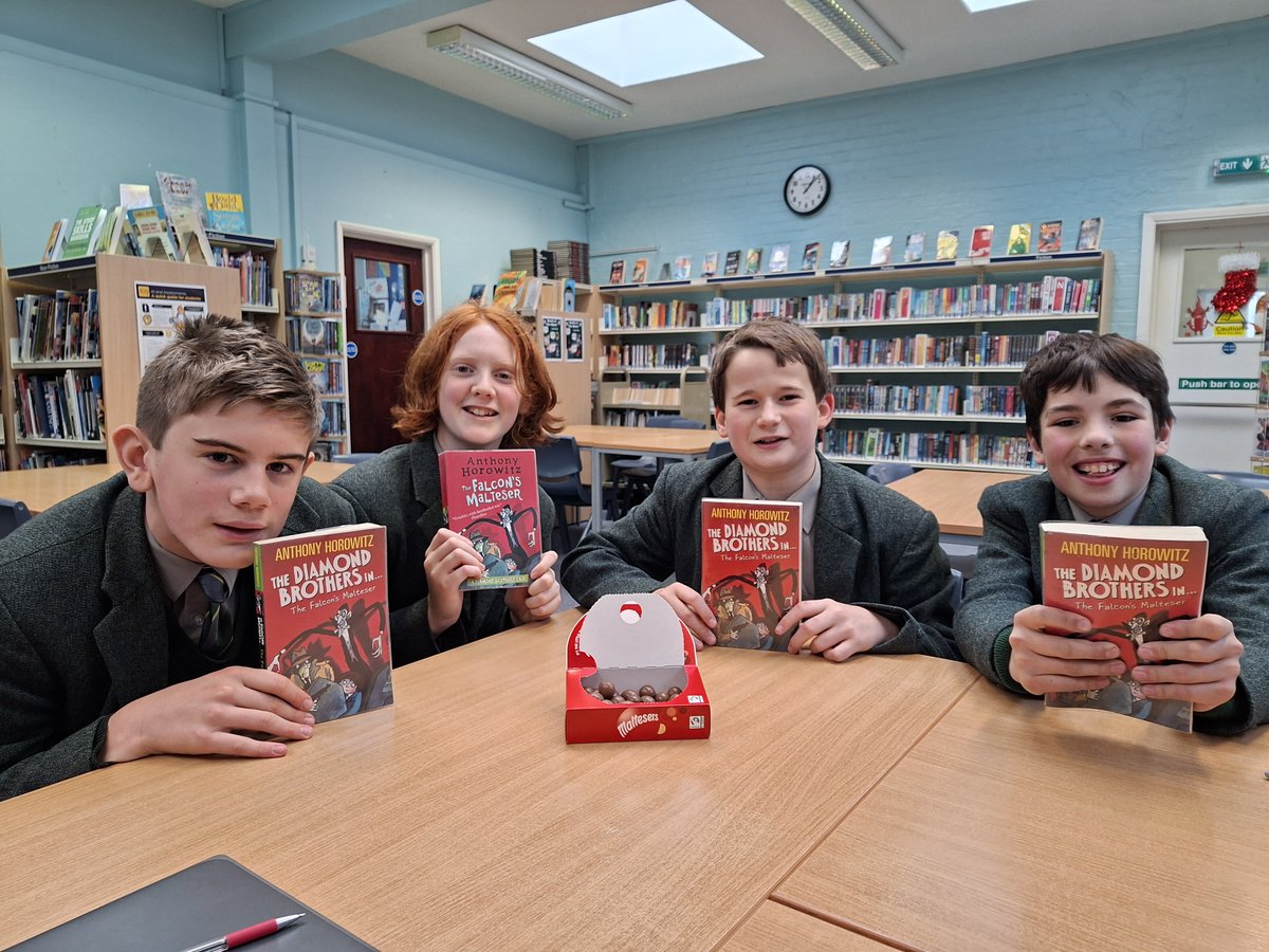 Library at Claires Court tweet media