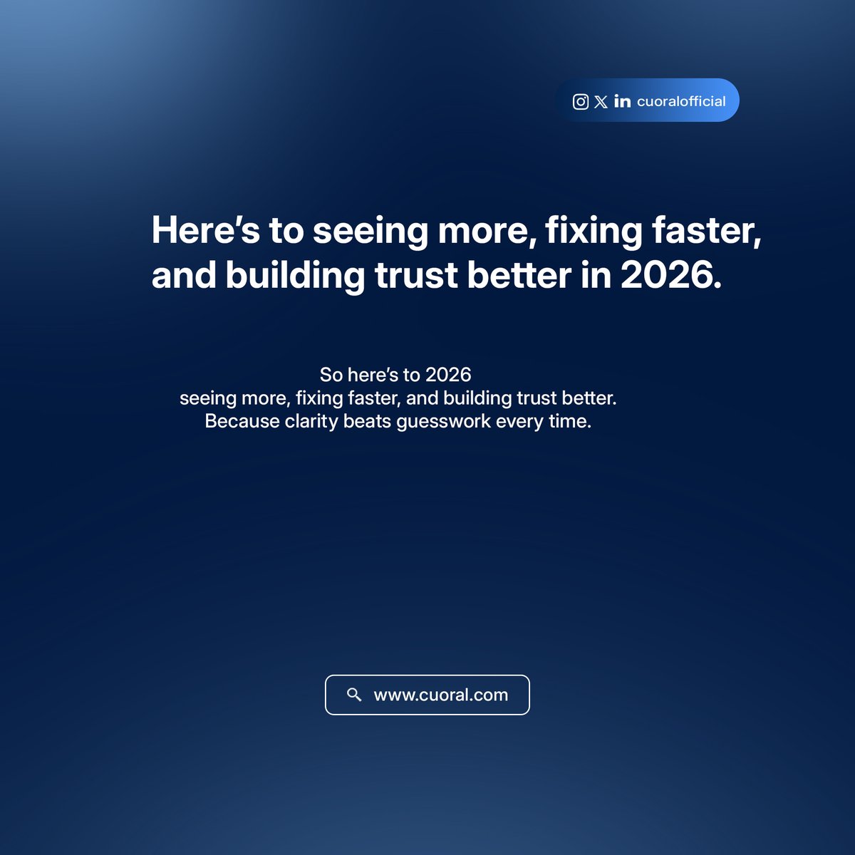 Cuoralofficial's tweet photo. 2025 has been a year of insight, and friction.
Every conversation, every integration, every issue taught us something about how trust is built (and sometimes lost).
Here are our biggest lessons from a year spent helping businesses turn friction into foresight. #truststack https://t.co/vSiYEE0buk