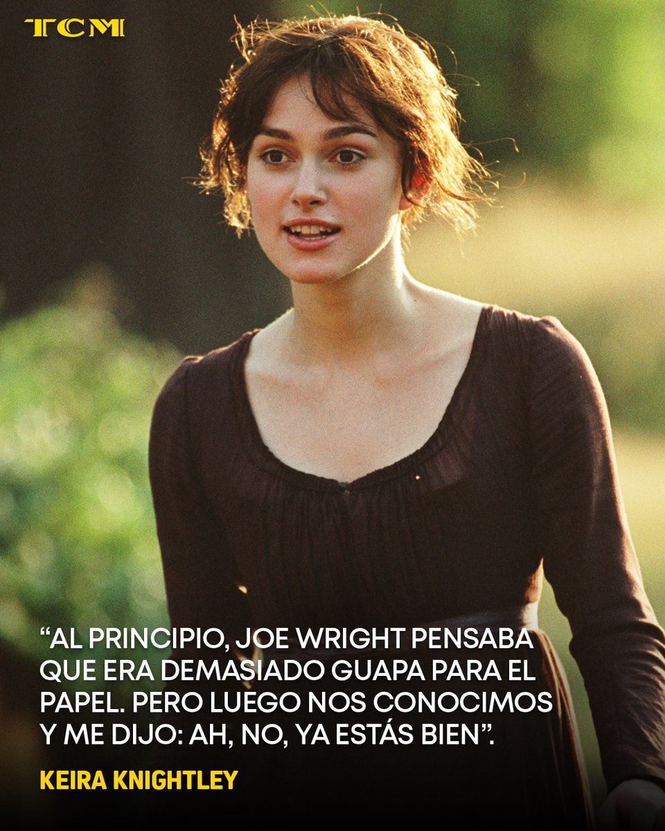 Sea como sea, Keira es una Elizabeth perfecta.

🎬 22:00 ORGULLO Y PREJUICIO