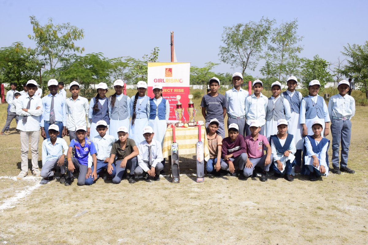 cini_india's tweet photo. Learning #equality Through Sports!
Under the #riseprogramme, and with the support of #girlrising, CINI successfully conducted co-ed cricket activities with adolescents across two model schools in District Rajgarh, #MadhyaPradesh. https://t.co/cIzBKPBKYm