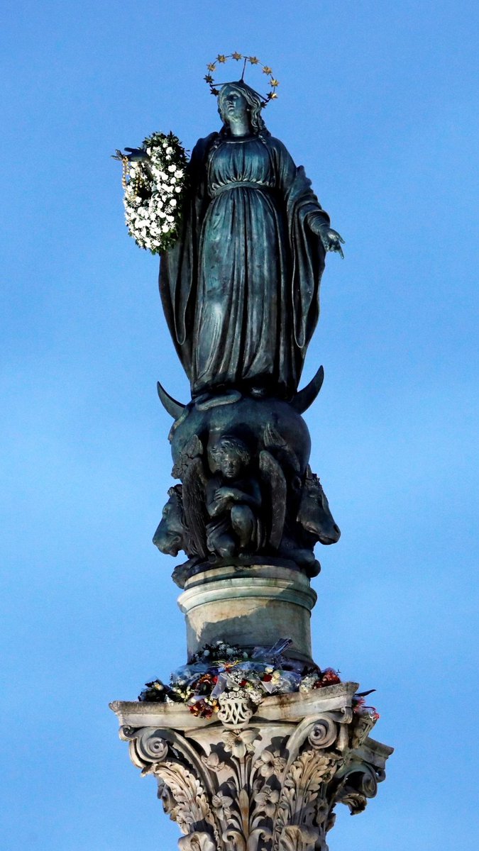 VaticanNews's tweet photo. A blessed Solemnity of the Immaculate Conception!

Prayer for the day:
O God, who by the Immaculate Conception of the Blessed Virgin Mary, didst prepare a worthy dwelling place for thy Son, we beseech thee that, as by the foreseen death of this, thy Son, thou didst preserve her from all stain, so too thou wouldst permit us, purified through her intercession, to come unto thee. Through the same Lord Jesus Christ, thy Son, who livest and reignest with thee in the unity of the Holy Ghost, God, world without end. Amen.

https://t.co/3A9GntZw9q