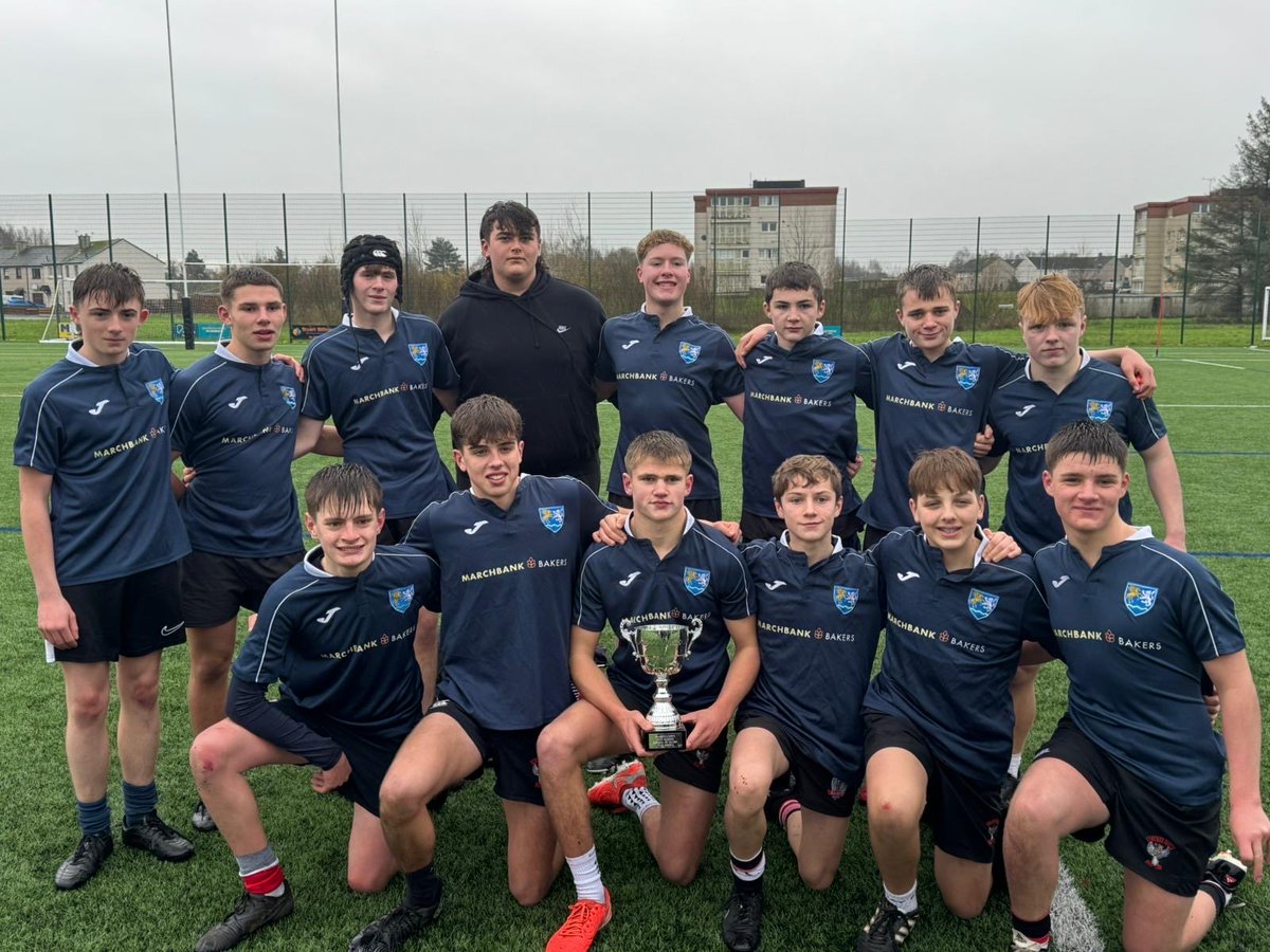 WallaceHallPE's tweet photo. Well done to the boys U16’s rugby team who were victorious in the regional 10 a-side tournament held at NWCC 🏆 @WallaceHallSch https://t.co/Sm8UqT4Okx