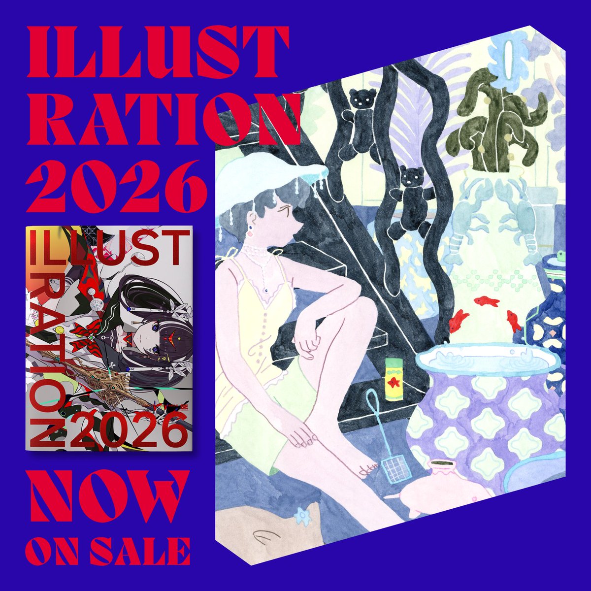 evkvmva's tweet photo. 🌵お知らせ🌵

本日12/8(月)発売の 『ILLUSTRATION 2026』(翔泳社)に作品を掲載していただきました🐕
とても充足感のある一冊です！
是非お手に取ってみてください📕

#ILLUSTRATION2026 https://t.co/GAPyasQN1W