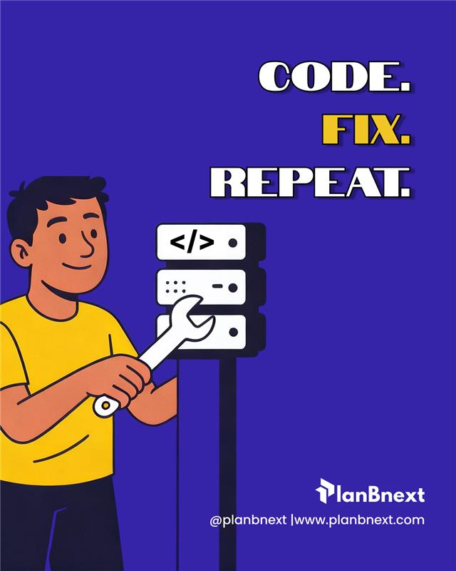 planBnext's tweet image. Coding all day?
Fixing bugs all night?
You’re not alone — every developer lives the loop.
But with PlanBnext, you don’t have to struggle alone.
Raise a ticket → Get expert help → Solve faster. 🚀
#CodeFixRepeat #PlanBnext #DeveloperLife #BugFixing #TechSupport #CodingCommunity