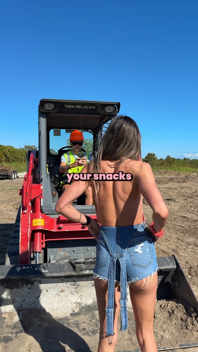 Rewarding his hard work!