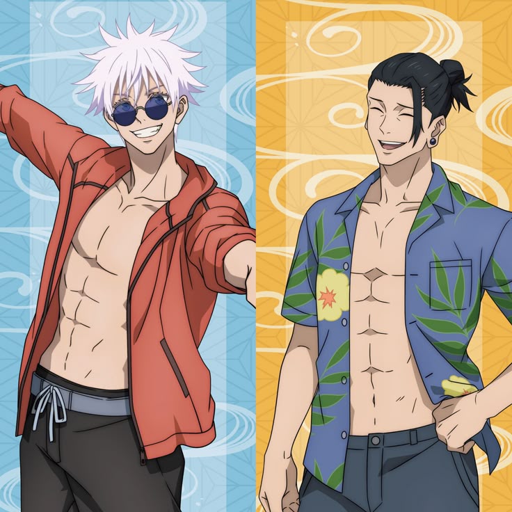 Go_Jover's tweet image. Apparently Gojo Geto packed their belongings &amp;amp; outfits in one suitcase