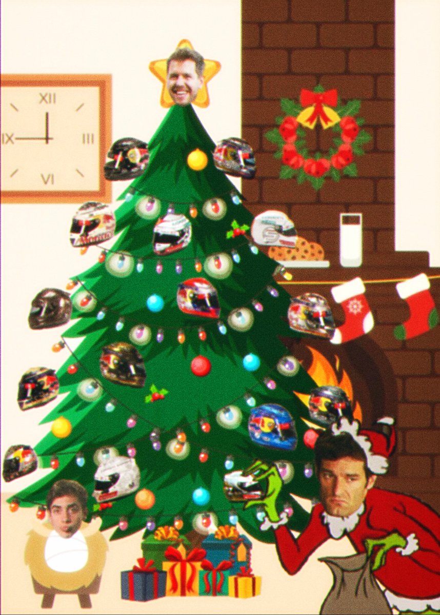 Almatifosa's tweet image. La Vettelneta tiene árbol de Navidad🎄