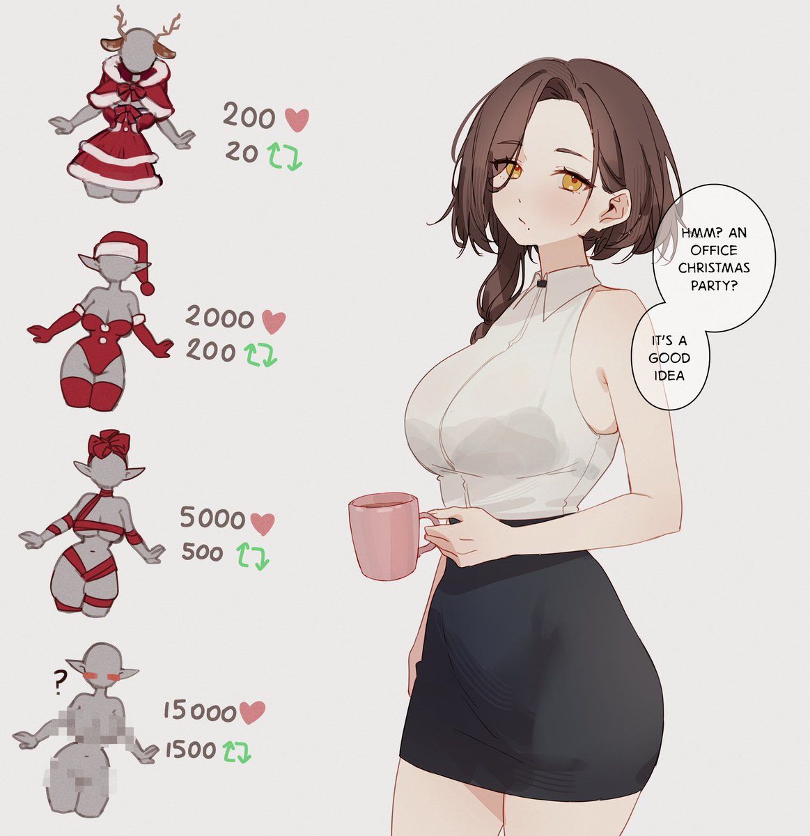 juwei_'s tweet image. it's holiday time at juweicorp!!! 🎄🎁 #ju画