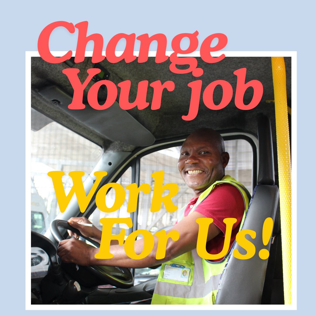 Low key fed up with your job? Looking for Purpose? We’re recruiting. A job that doesn’t feel like a job, being part of your community &amp; has purpose - fighting loneliness &amp; isolation one bus ride at a time. Interested? Take a look at our website or call for a chat: 0208 964 4928