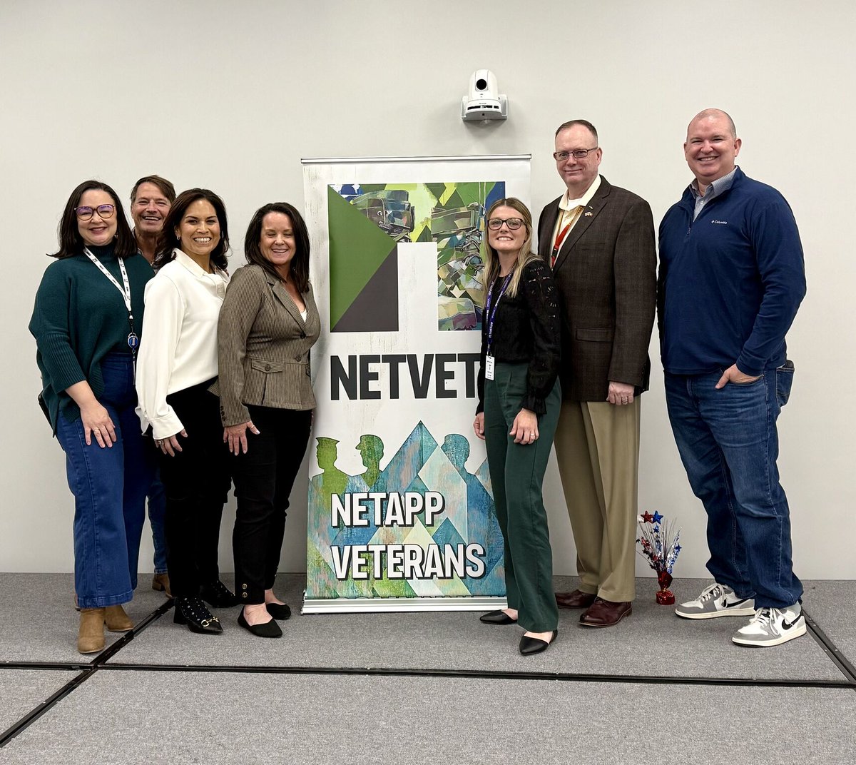 LifeAtNetApp's tweet image. NetApp UNIDOS &amp;amp; NetVets EBRG celebrated the courage of Hispanic &amp;amp; Latines veterans and the strength of service. Thanks to Roxy Steiner, Kate Baker &amp;amp; Patrick Melton at @NetApp for inspiring us with stories of resilience &amp;amp; leadership.

#NetApp #LifeAtNetApp #WhyNetApp #VeteransDay